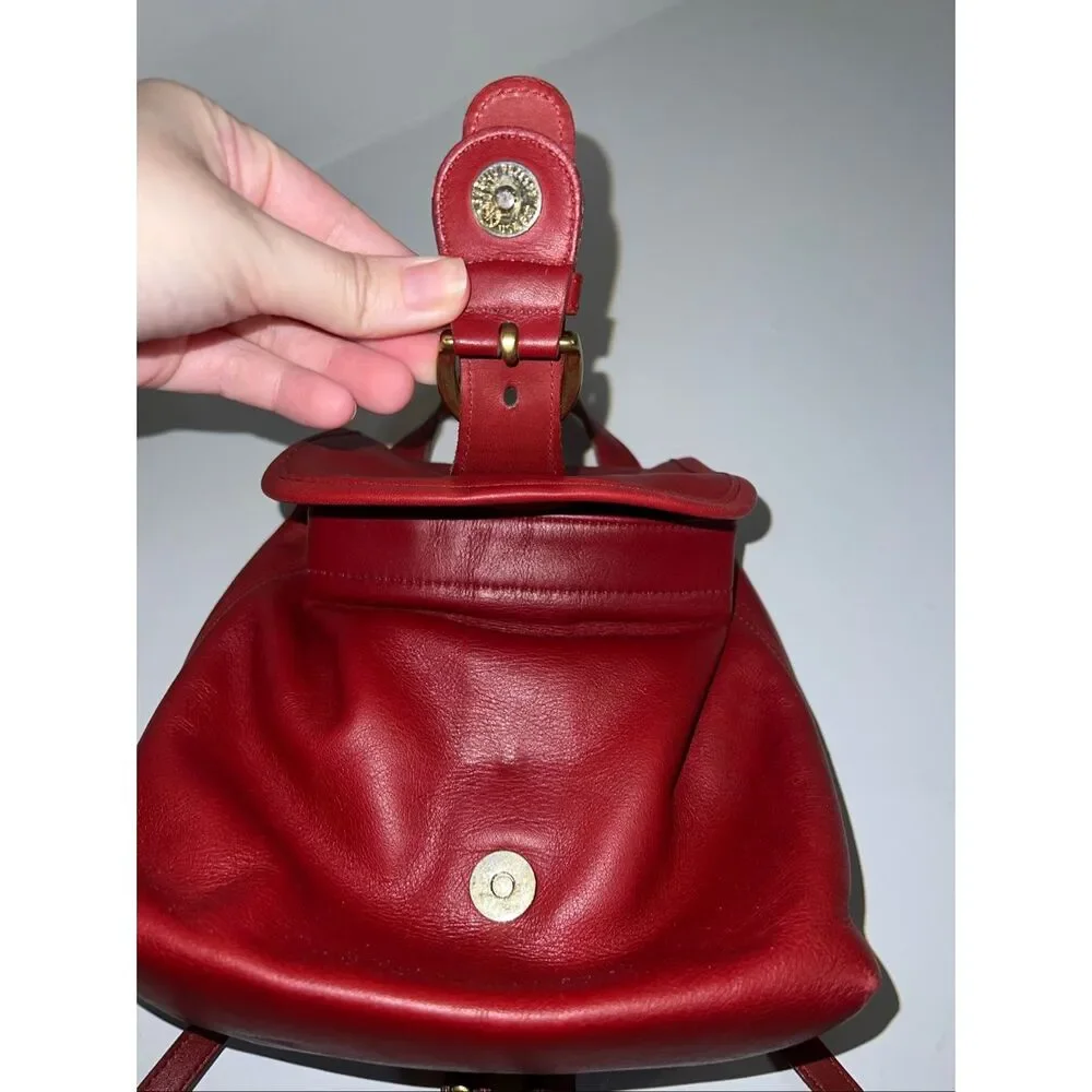 COACH RED Vintage Bantam Soho Daypack 4152 Mini Backpack - Picture 2 of 12